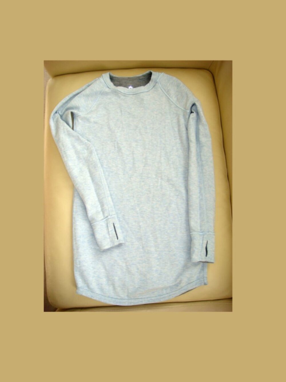 Ivivva Girl by Lululemon 🍋Play N' Revers Dress grey thumbholes size 10 - Picture 5 of 5